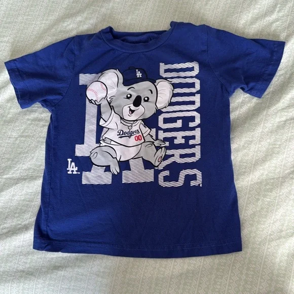 Kids LA Dodgers T-shirt 3T - Picture 3 of 3